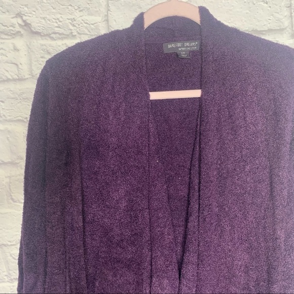 Barefoot Dreams Purple Calypso Wrap Cardigan - Picture 5 of 12